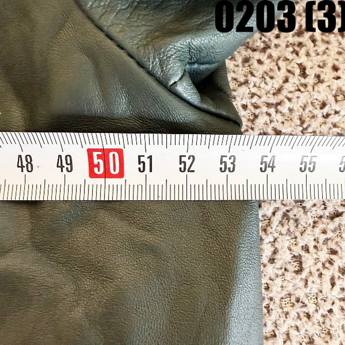 [100] 샤트렌 빈티지 천연 양가죽 롱 코트 레더 자켓 상품이미지5