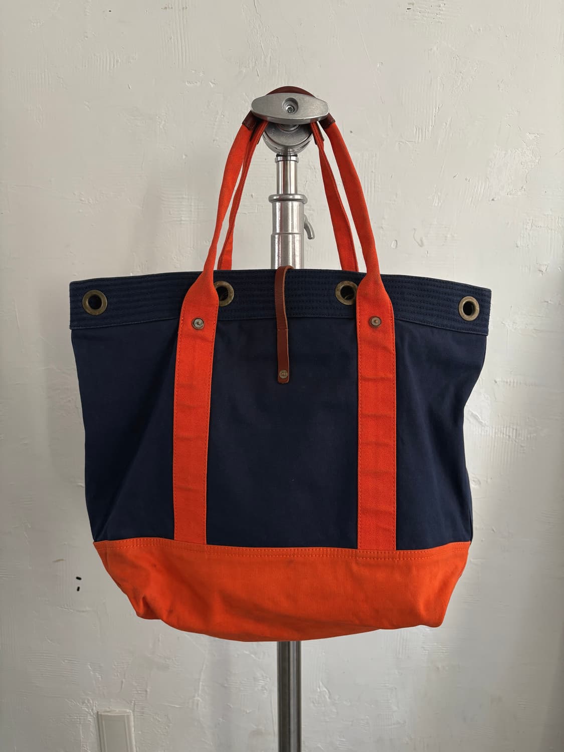 Polo Ralph Lauren 폴로 랄프로렌 버클 레더 캔버스 백 상품이미지5