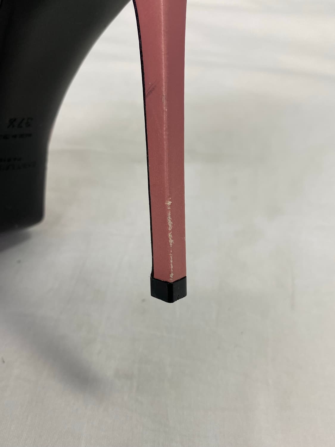 생로랑 핑크 레더 펌프스 힐 37 1/2  상품이미지8