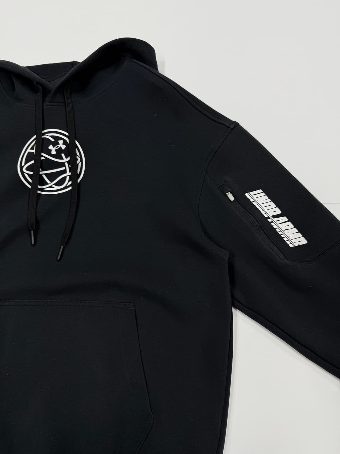 언더아머 스포츠 블랙 후드티 상품이미지3