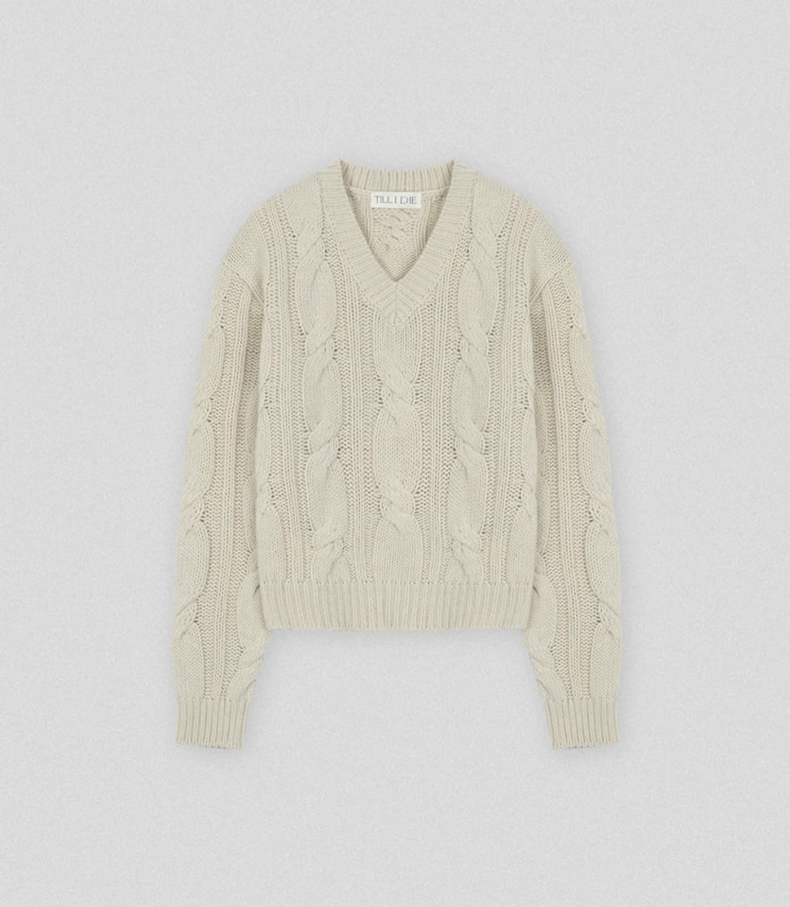 틸아이다이 브이넥 니트 상품이미지4