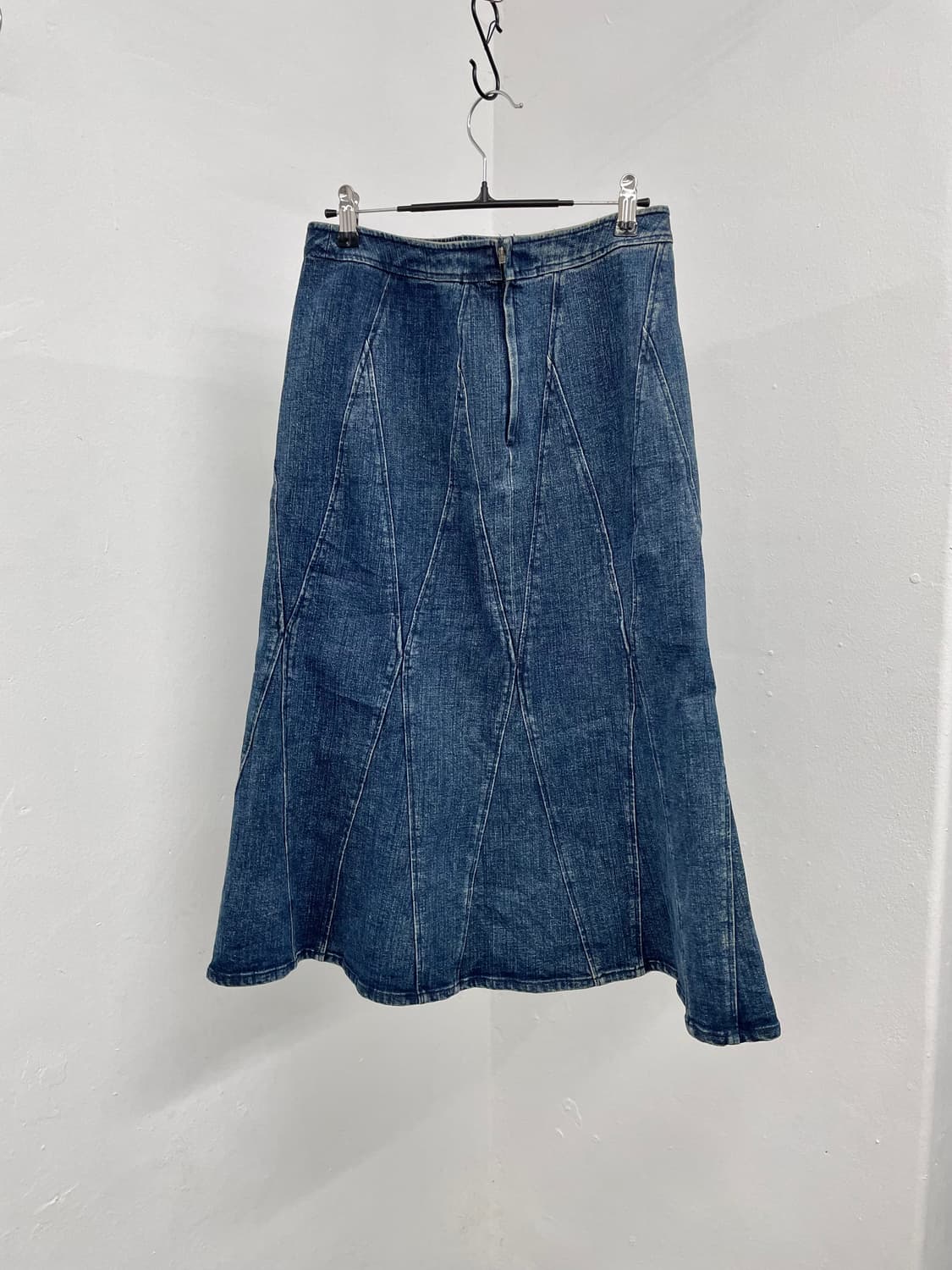 로라애슐리 데님 절개 스커트 상품이미지1