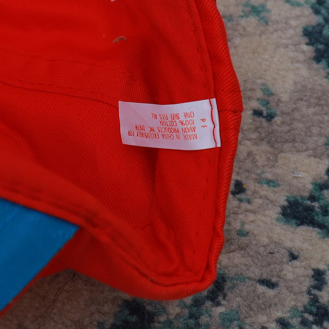 VTG 1990년대 빈티지 트러커 캡 모자 레드 상품이미지4