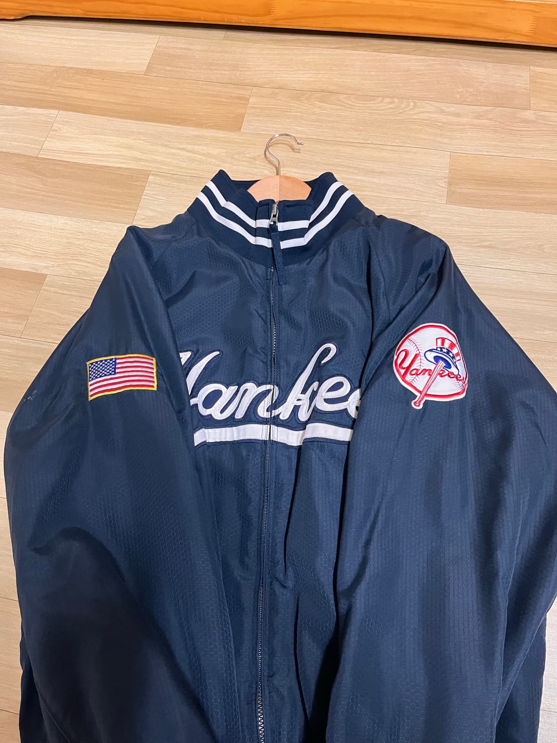 90s 마제스틱 뉴욕 양키즈 웜업자켓 XL 상품이미지3