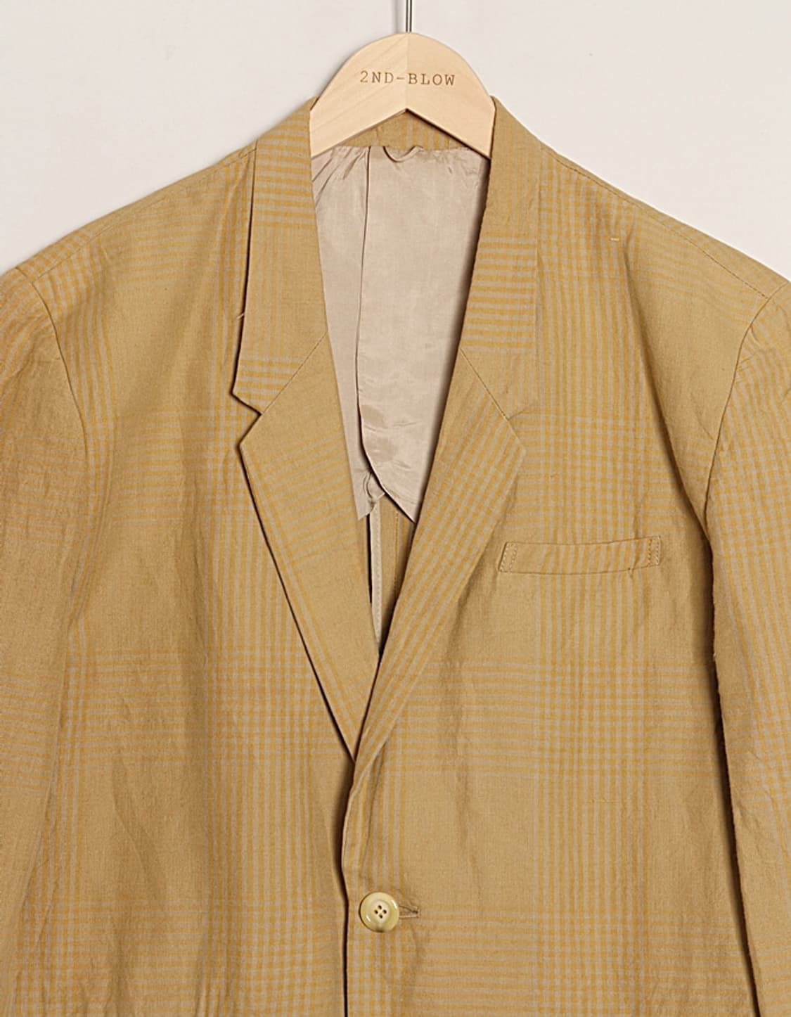 ZU ZU Boy-Fit Check Blazer 상품이미지2