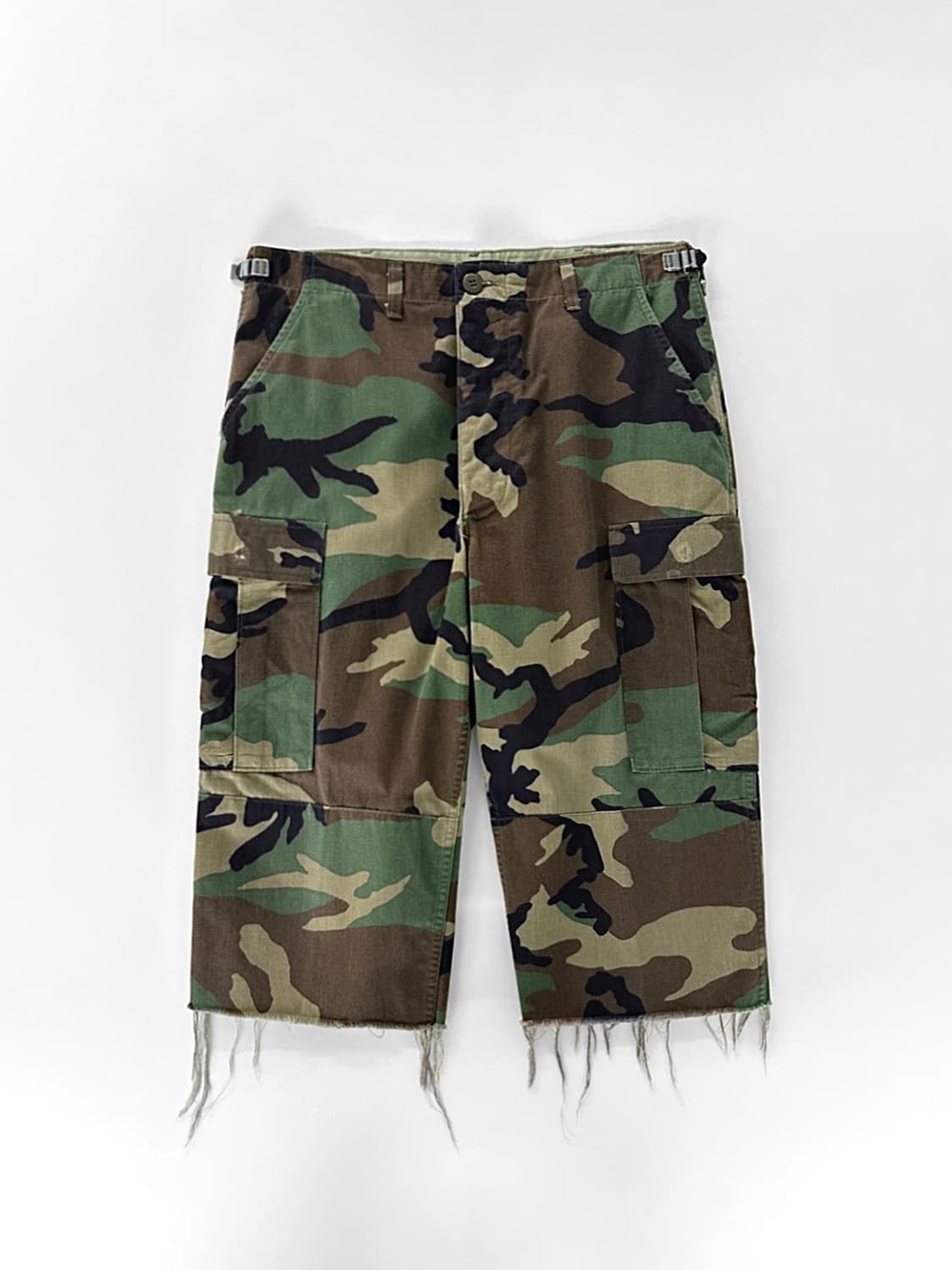 U.S. ARMY 우드랜드 카모 컷 오프 팬츠 상품이미지2