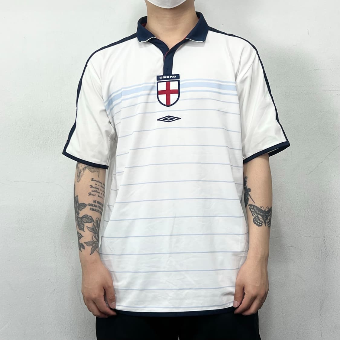 엄브로 잉글랜드 03-05 리버시블 반팔 유니폼 져지 상품이미지6