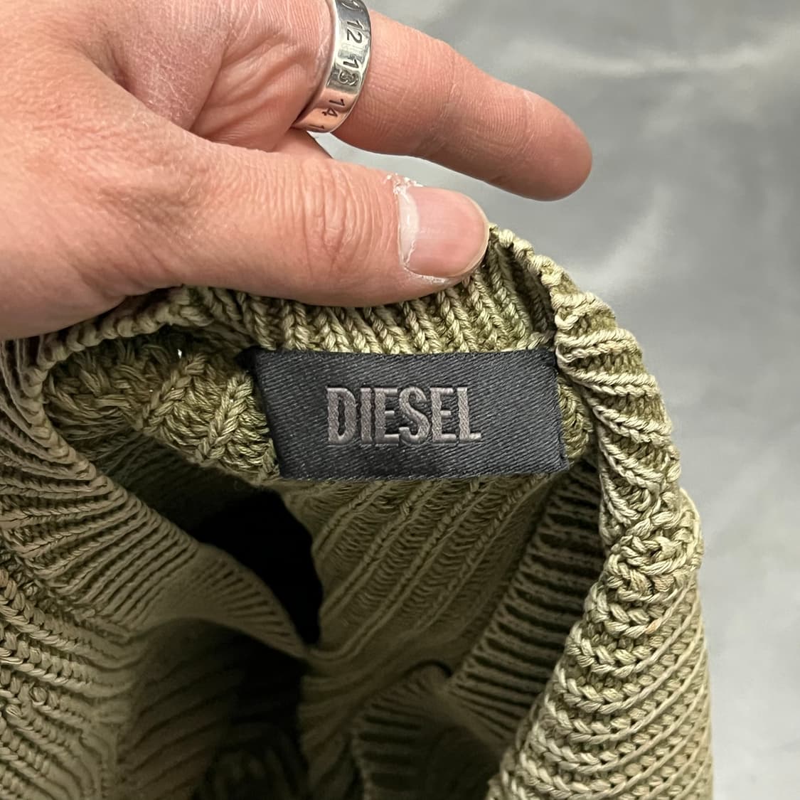  디젤 워시드 니트 가디건 y15423 상품이미지6