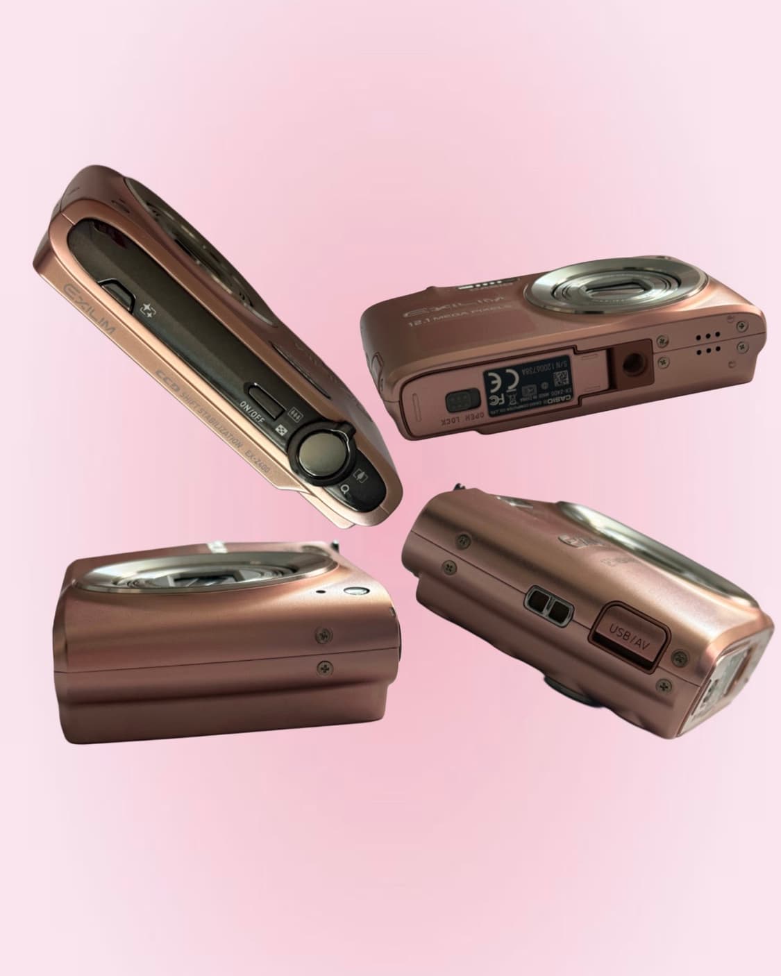 ✨ 미품 풀박 한국어 지원✨ 핑크 카시오 엑슬림 z400 상품이미지4