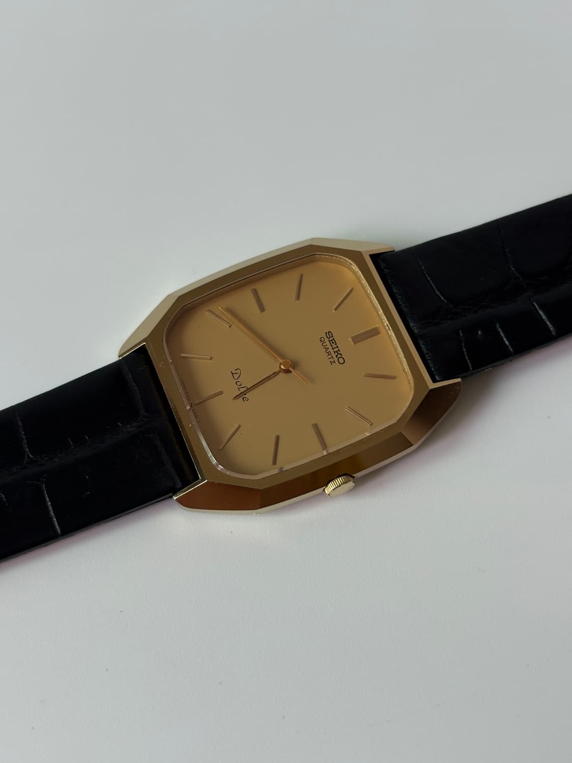 세이코 1980년대 Dolce 골드 탱크 쿼츠 남성 상품이미지3
