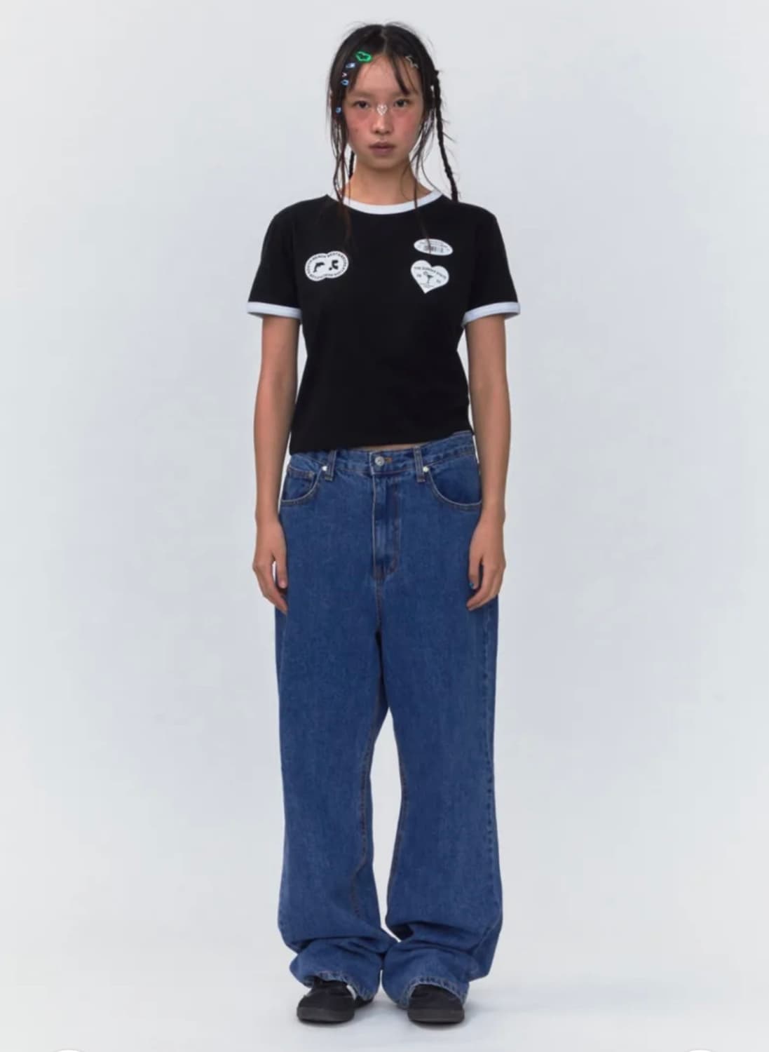 레스트앤레크레이션 와이드데님 M 상품이미지1