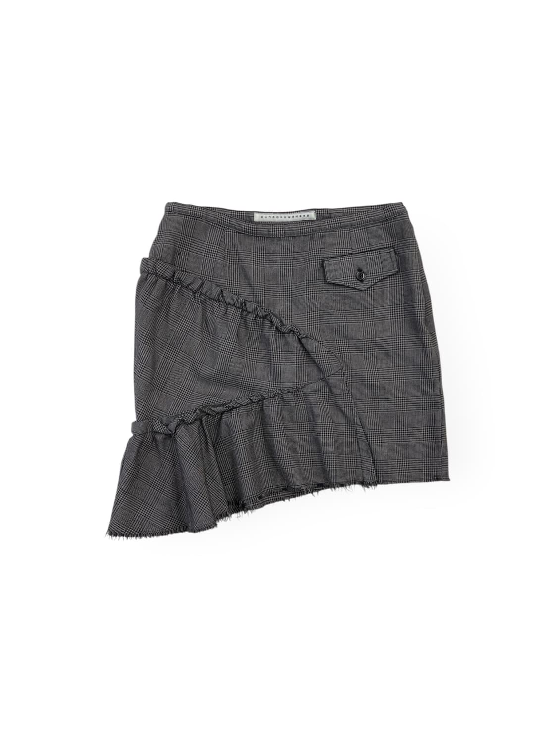 Sunao kuwahara check ruffle skirt 상품이미지1