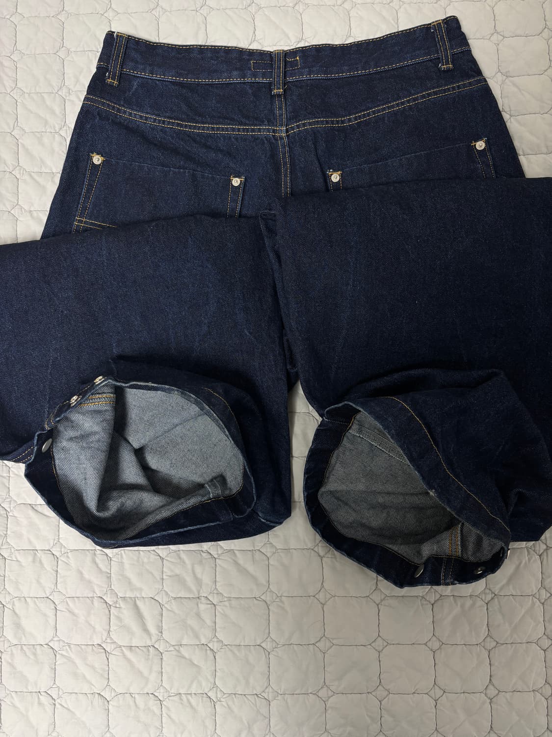 [2] 9999아카이브 더블니 데님팬츠 상품이미지7