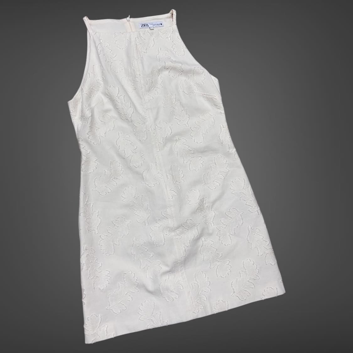 자라 ZARA 자카드 슬리브리스 미니 원피스 상품이미지4