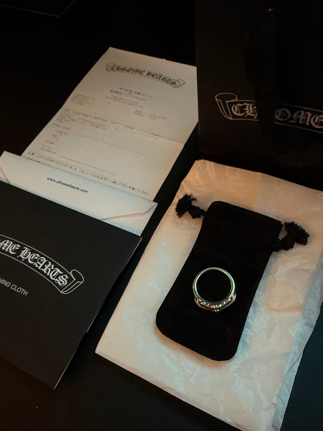 크롬하츠 베이비 플로랄 링 US 8.5 상품이미지1