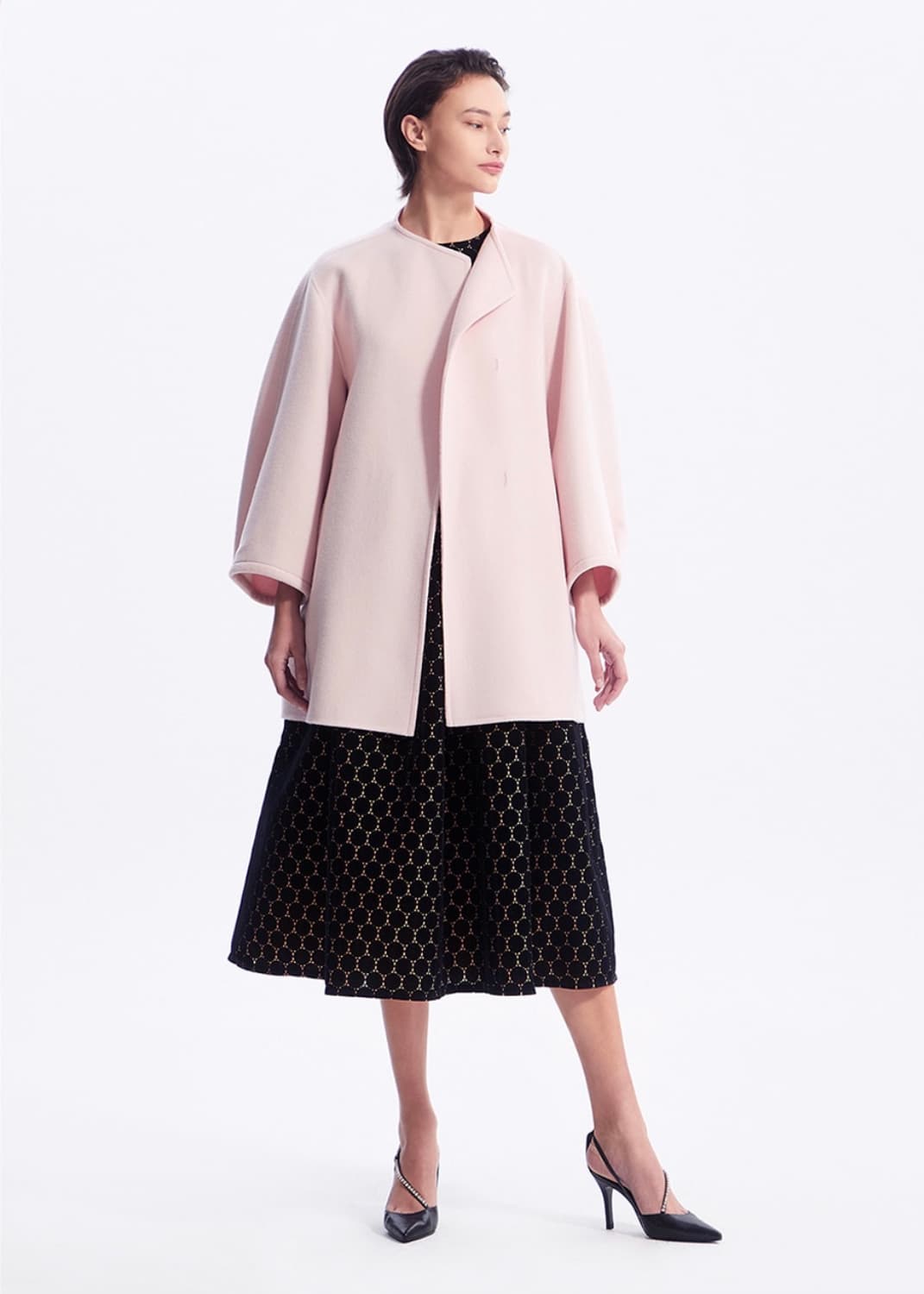 존스 jons 울 핑크 코트 (정가 66만) 상품이미지2