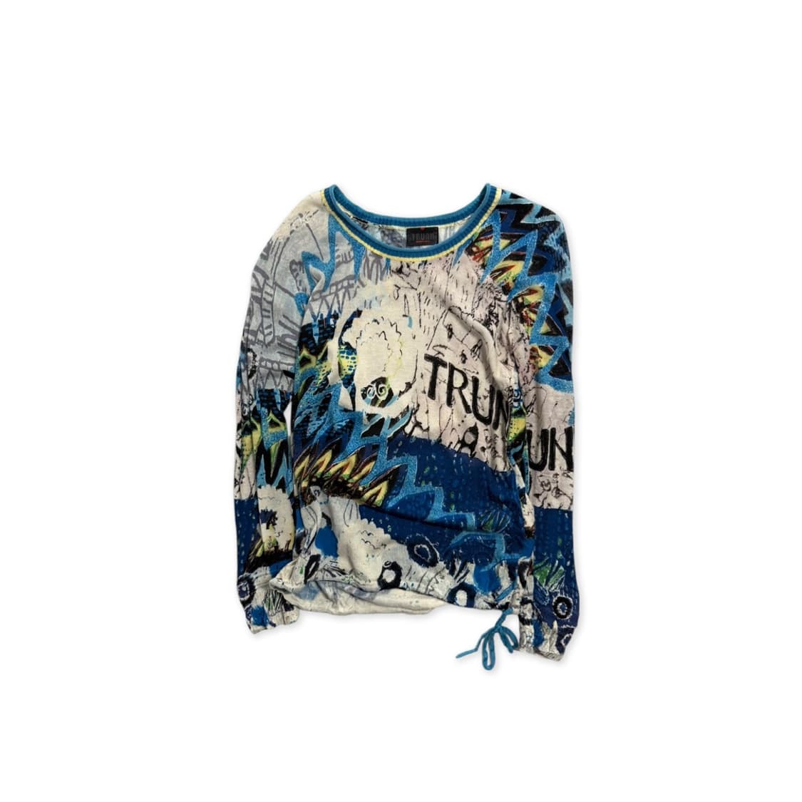 Hiroko Koshino TRUNK 아트그래픽 긴팔티셔츠  상품이미지1