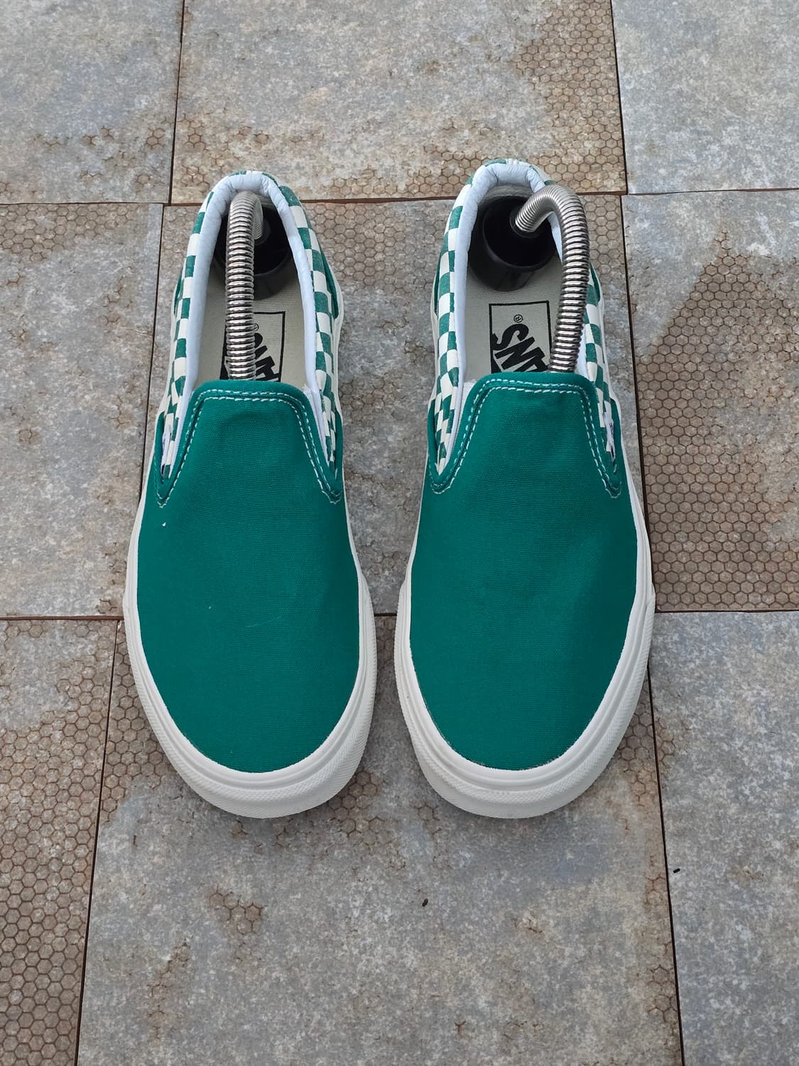 (225)반스 사이드월 체커보드 슬립온  상품이미지2