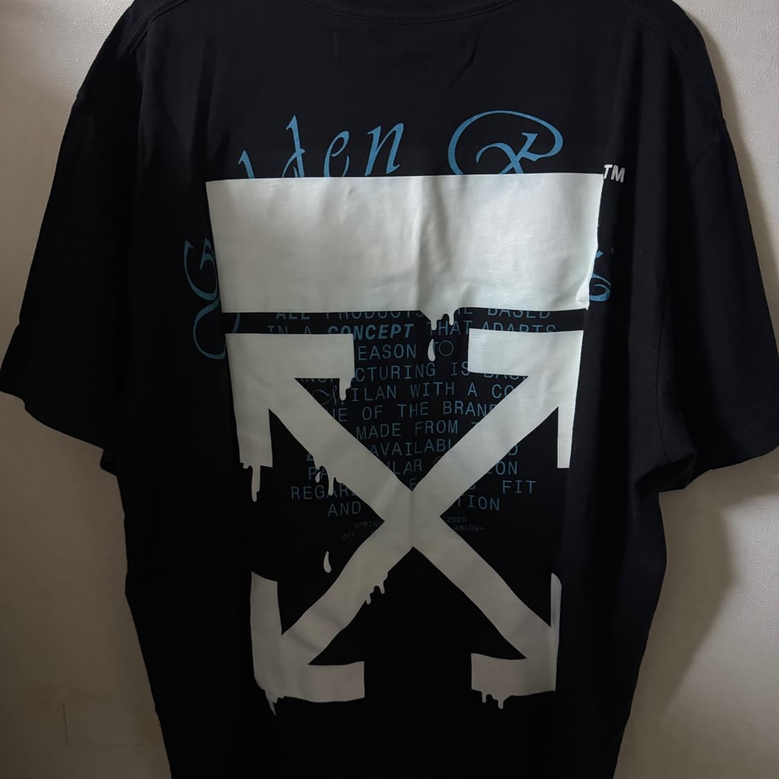 오프화이트 20SS 오버핏 티셔츠 L (프리) 상품이미지3