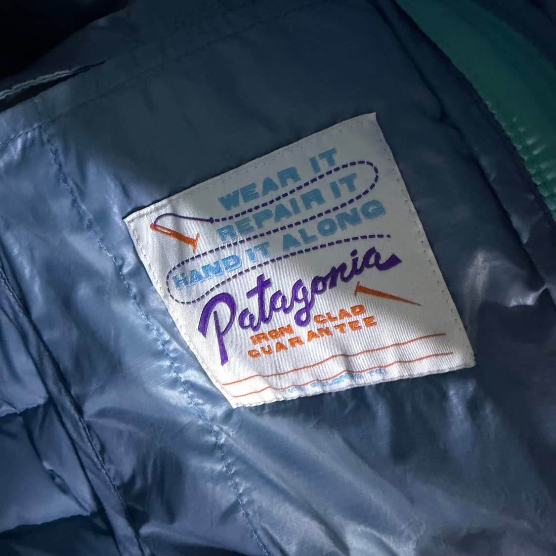 파타고니아(W)다운 서브타이달 블루 경량 패딩 상품이미지8
