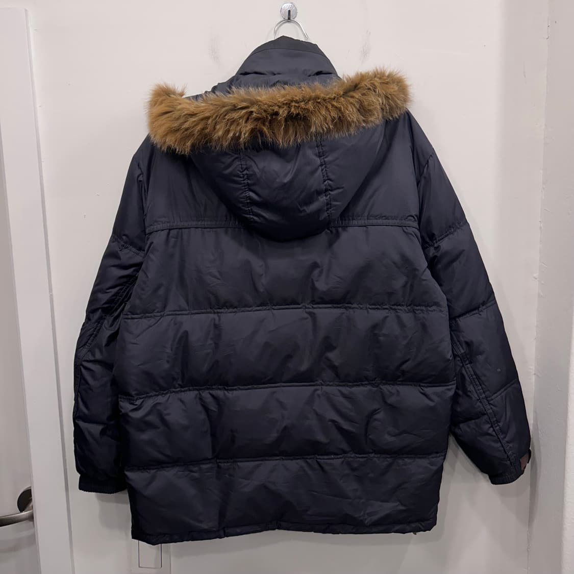 발렌시아 덕다운 어우털 모헤어 후드 패딩 상품이미지5