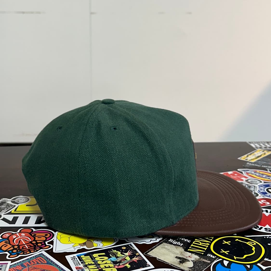 허프 HUF usa made 레더 6패널 캡 상품이미지2