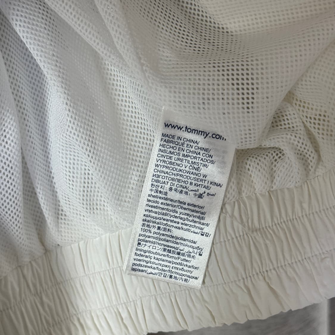[L] 타미힐피거 KITH 트랙 자켓 화이트 상품이미지10
