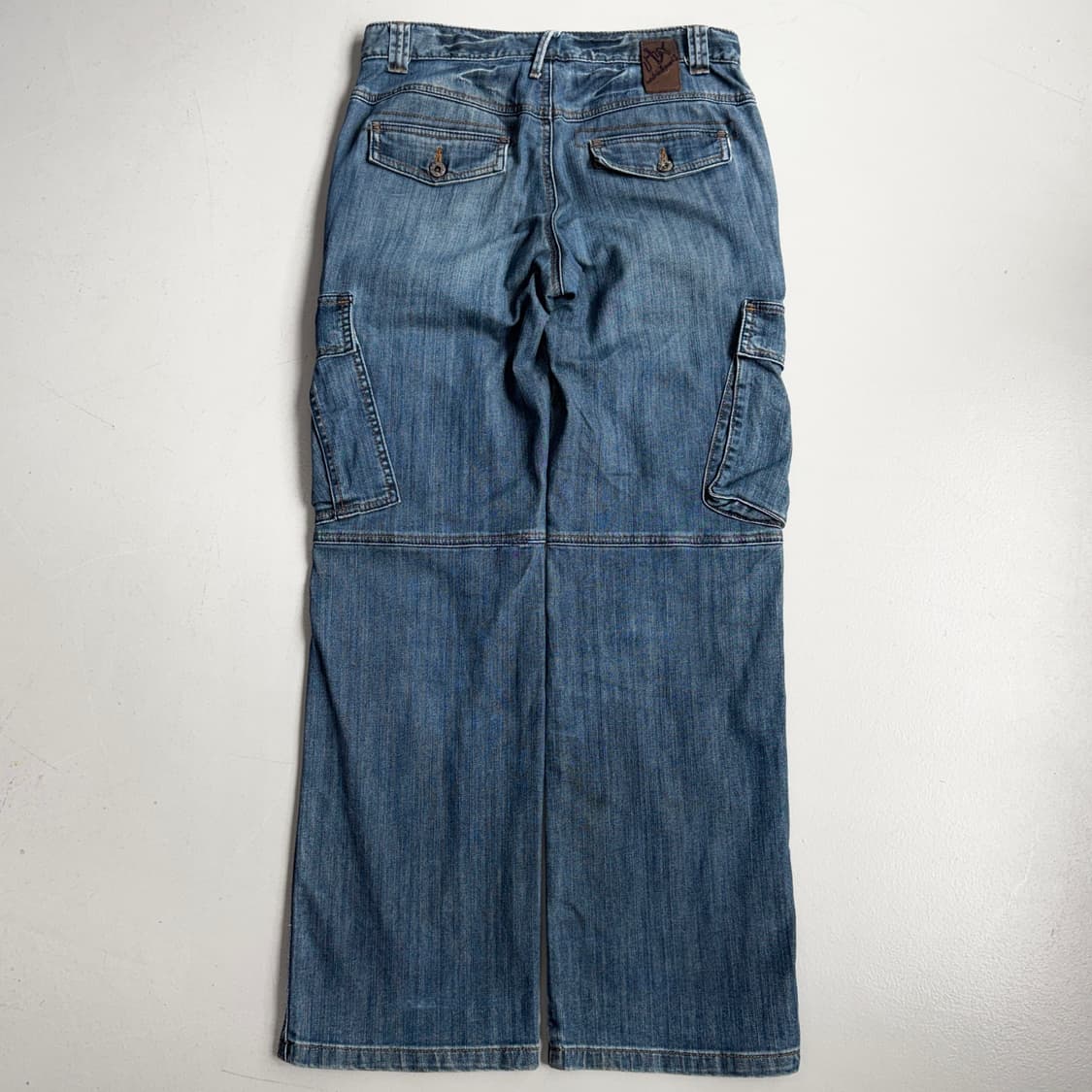 탄창 Y2K 데님 와이드 멀티포켓 카고팬츠 상품이미지3