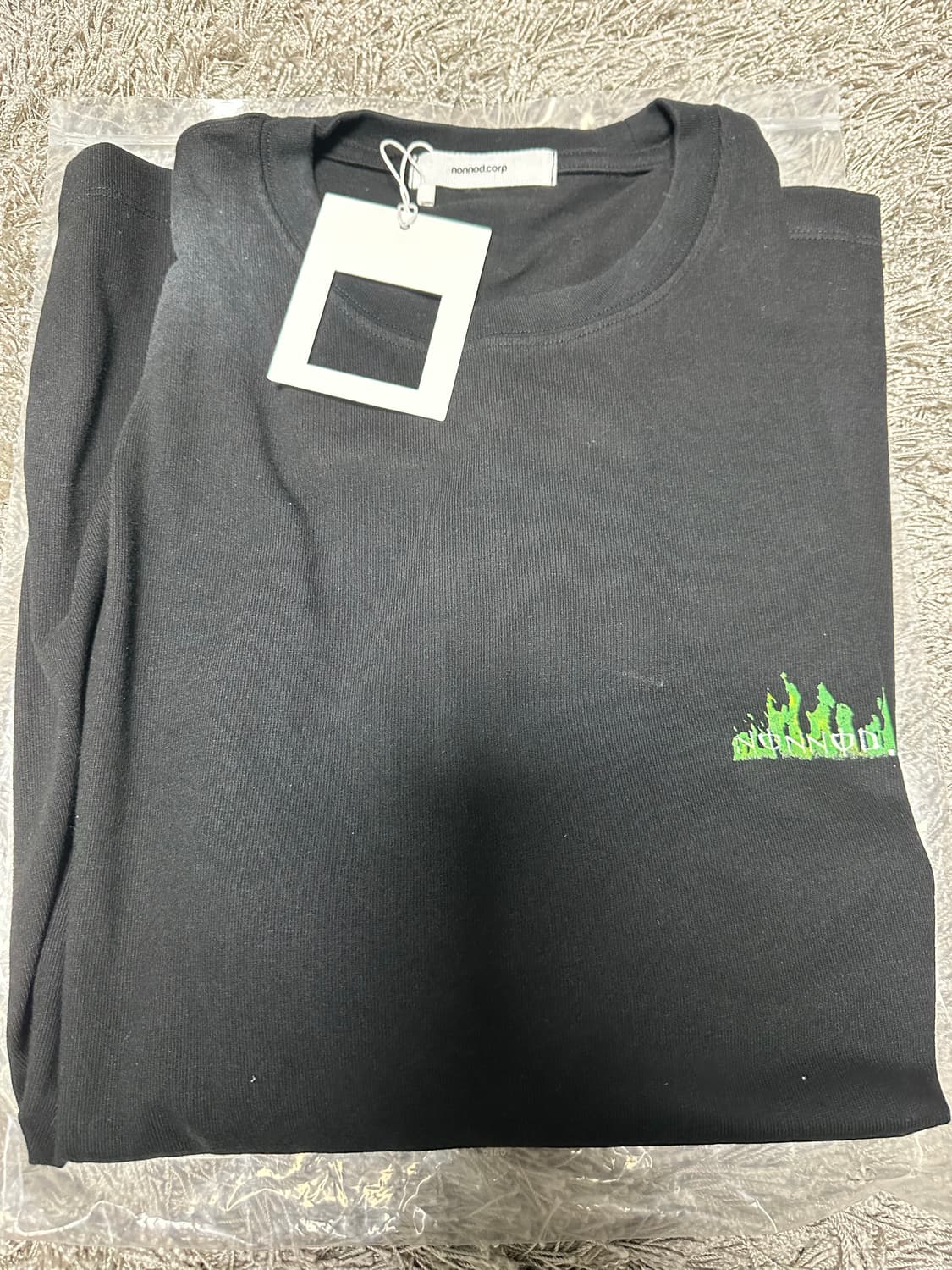 [2] 논노드 소프트 드링크 티셔츠 워시드 블랙 상품이미지2
