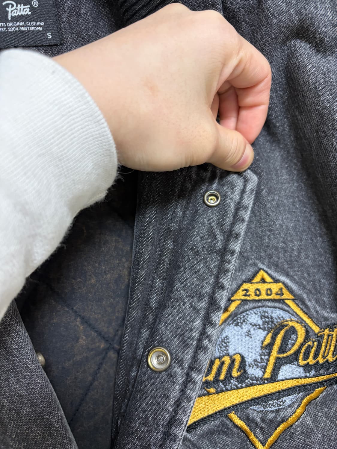 파타 홈런 데님 워시드 바시티 상품이미지6