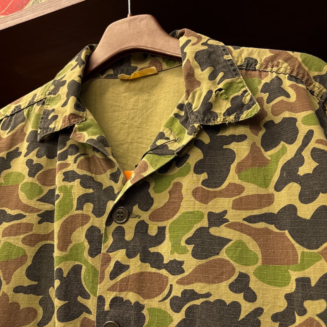 60~70s OLD VTG 프로그스킨 덕헌터 카모 퍼티그 자켓 N1262 상품이미지5
