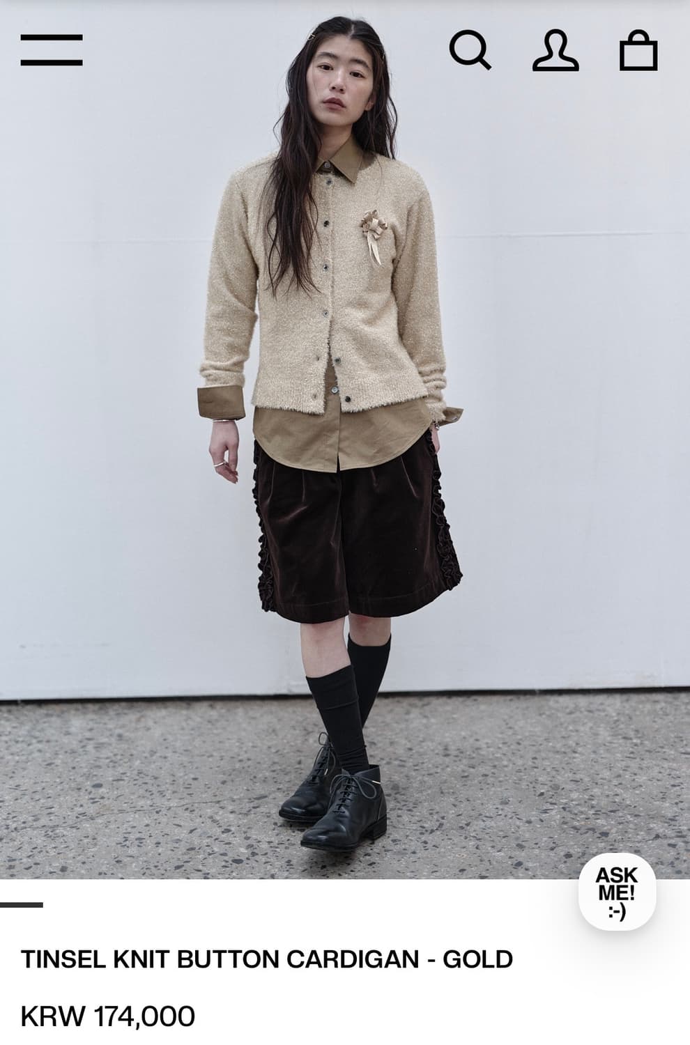 생긴스튜디오 가디건  상품이미지1