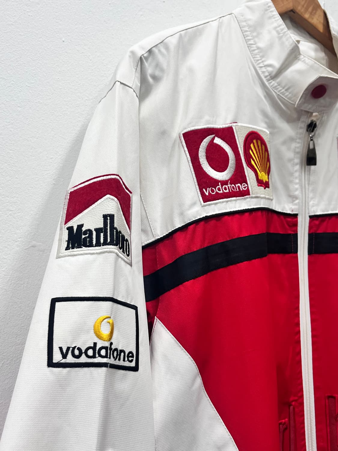 Vintage 페라리 말보로 F1 레이싱 자켓 XL 상품이미지5