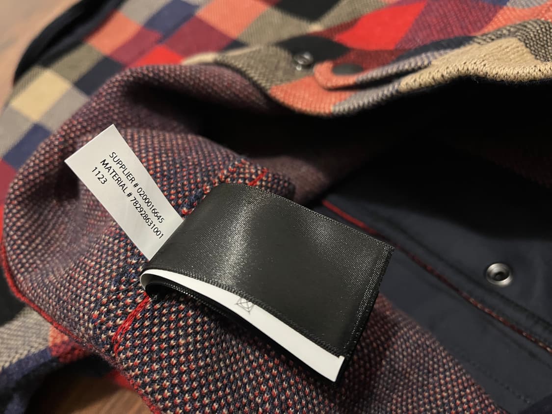 더블알엘 RRL 플레이드 Plaid 체크 울 점퍼 자켓 사이즈 M 상품이미지6