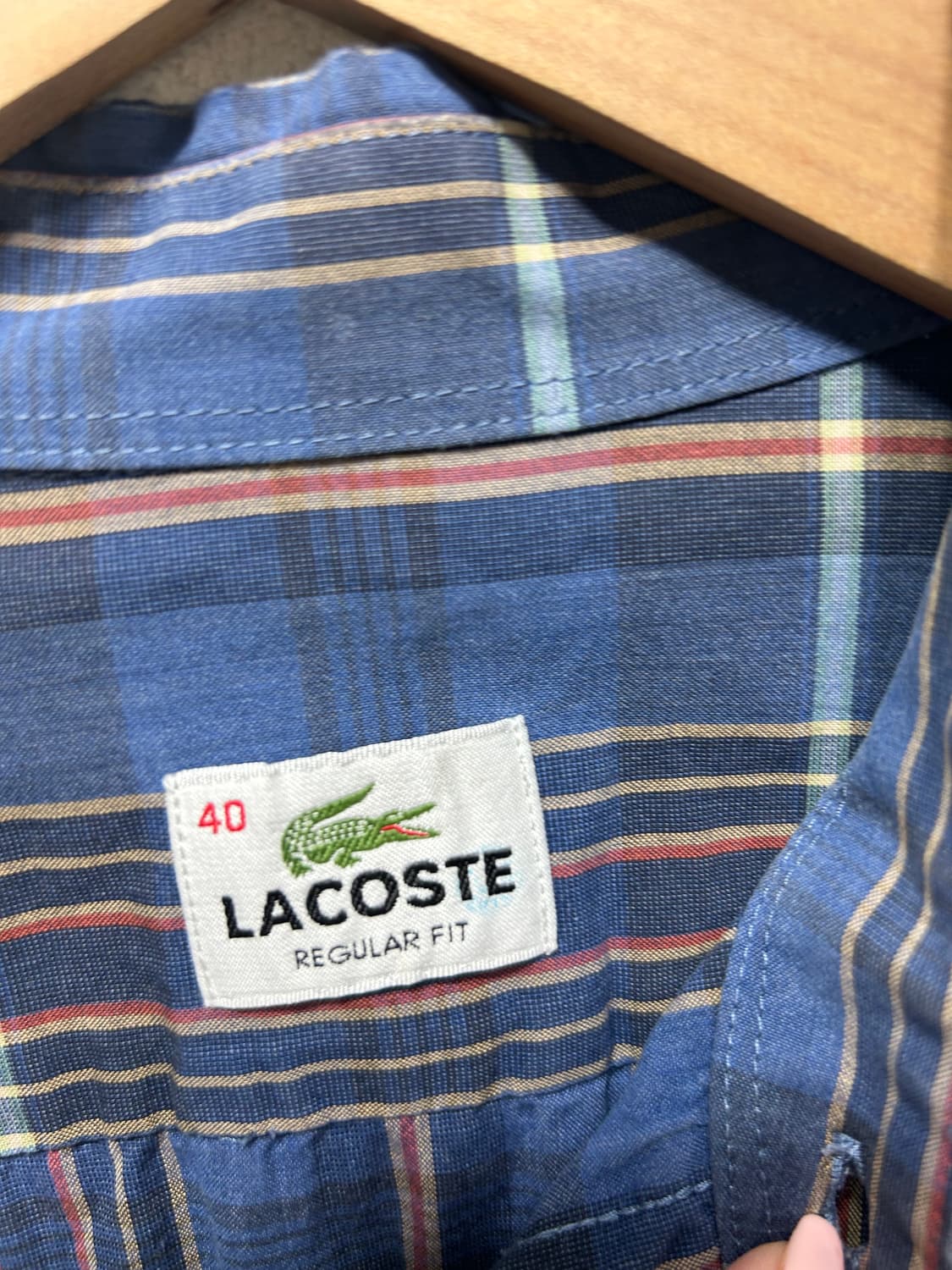 라코스테 스카이블루 남성 남방 셔츠 L  상품이미지3