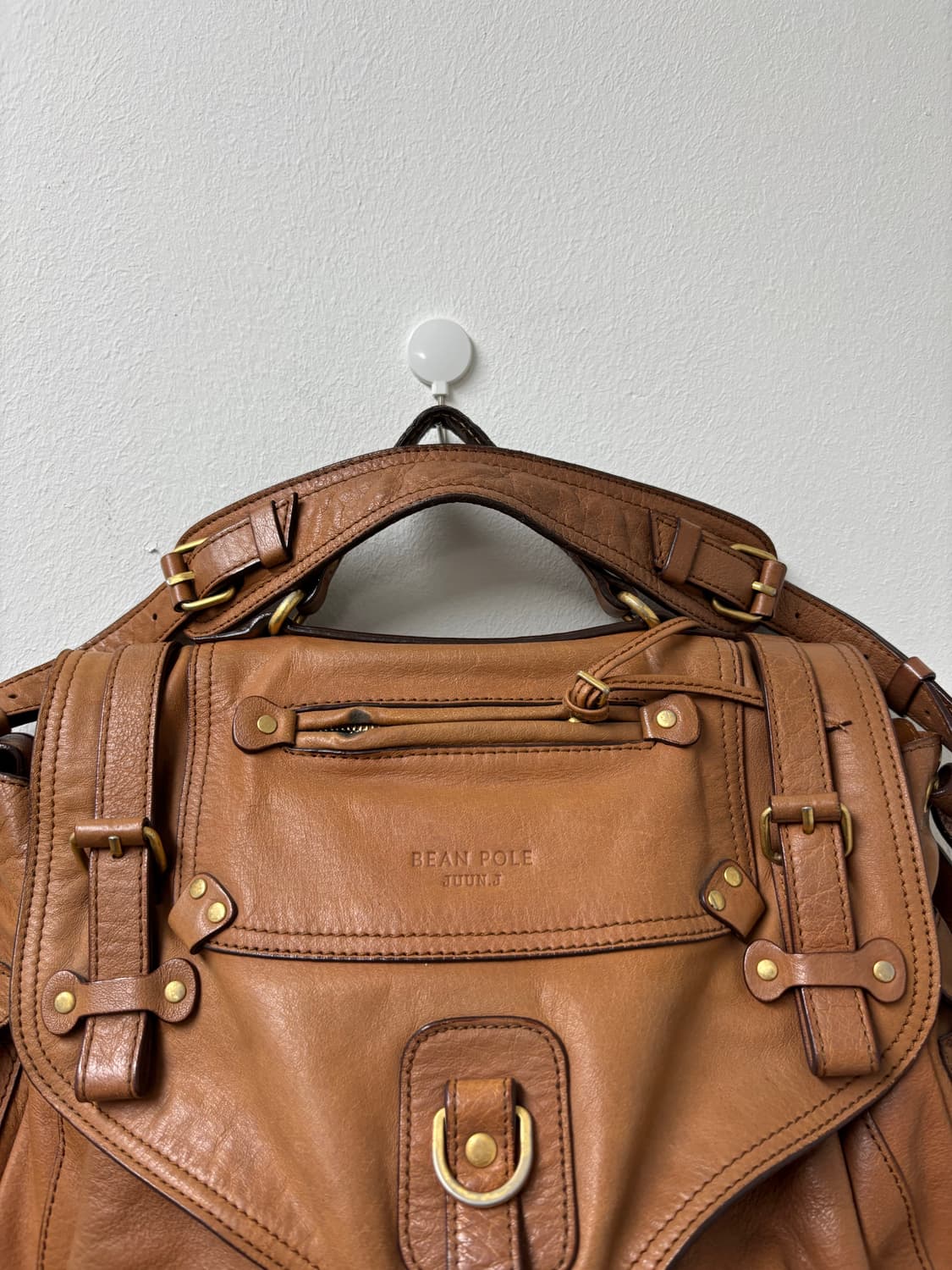 “Bean Pole” Brown Multi Pocket Detail Ba 상품이미지3