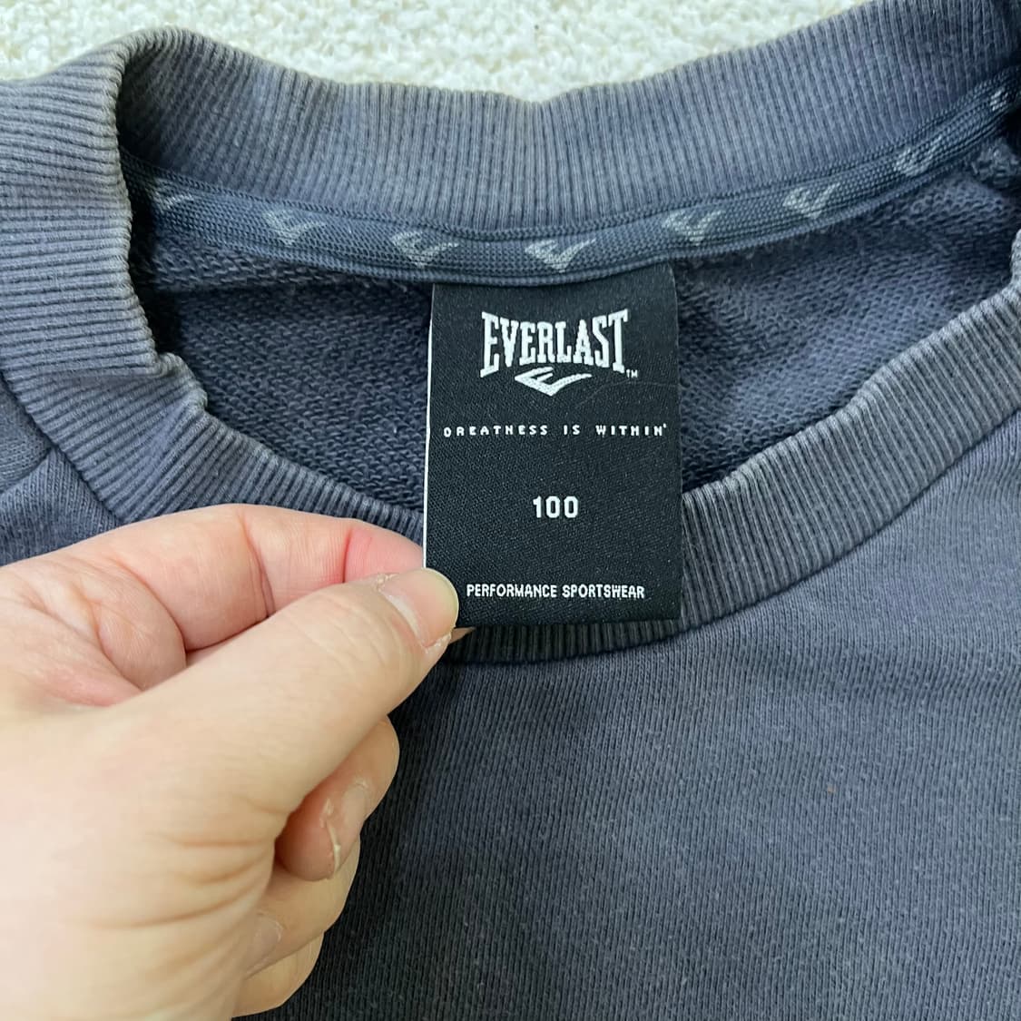 100 에버라스트 긴팔 맨투맨 0319M 상품이미지2