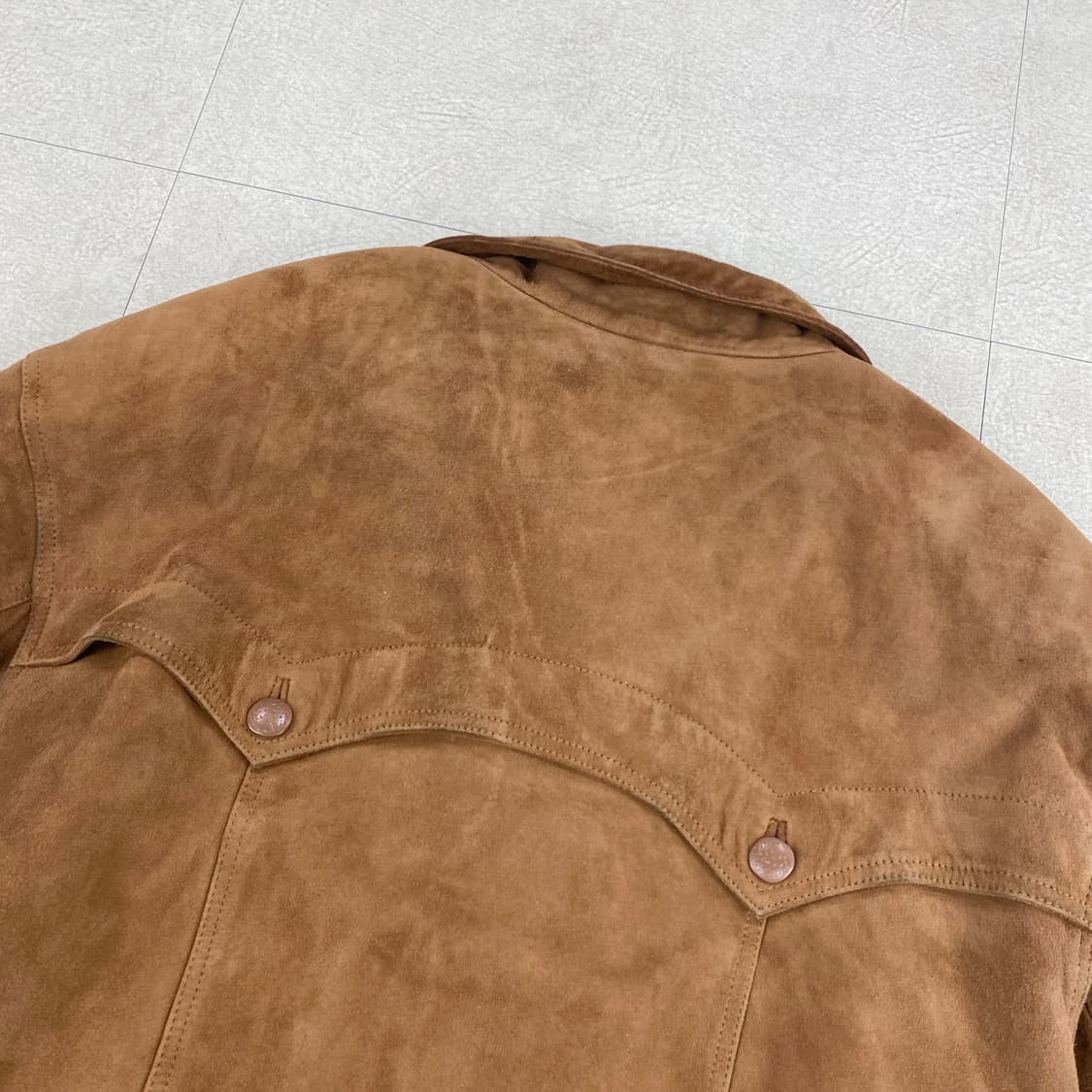 빈티지 양가죽 스웨이드 A-2 블루종 자켓 (100) 상품이미지6