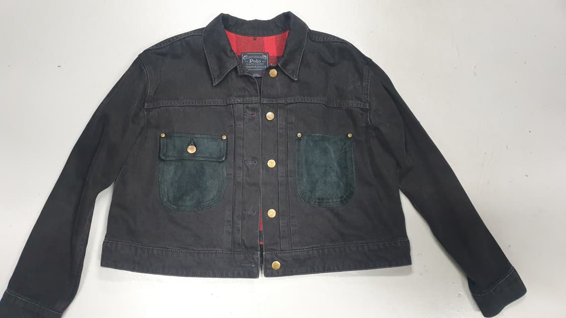 폴로 랄프로렌 블랙 데님 자켓 S 상품이미지2