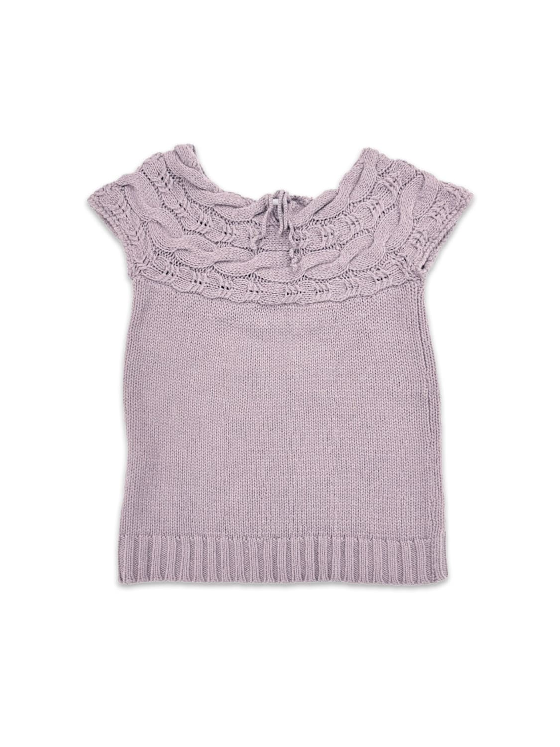 빈티지 퍼플 캡소매 니트 상품이미지6