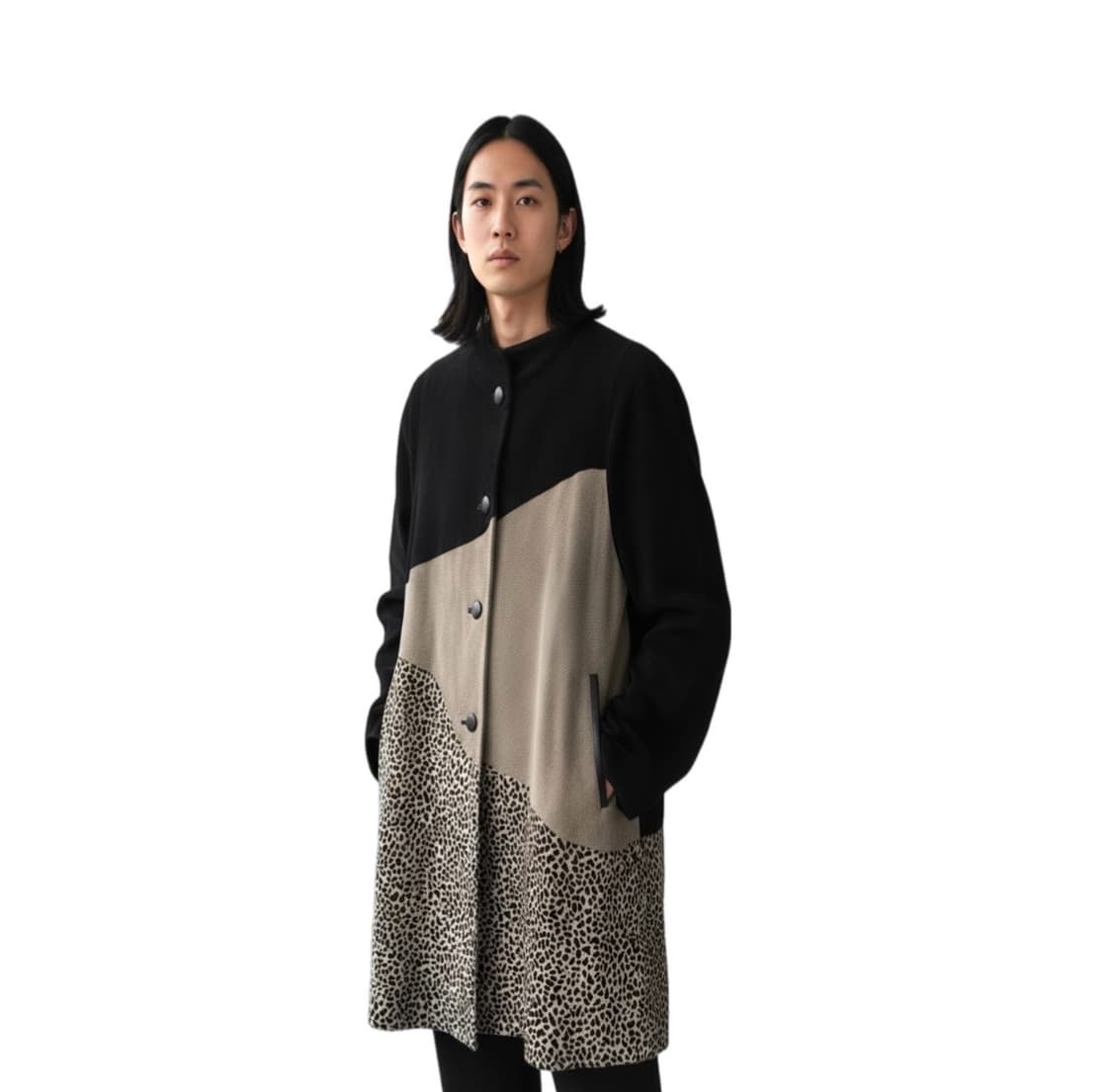 일본 파티나 / 피그 레더 스웨이드 미디자켓 상품이미지1