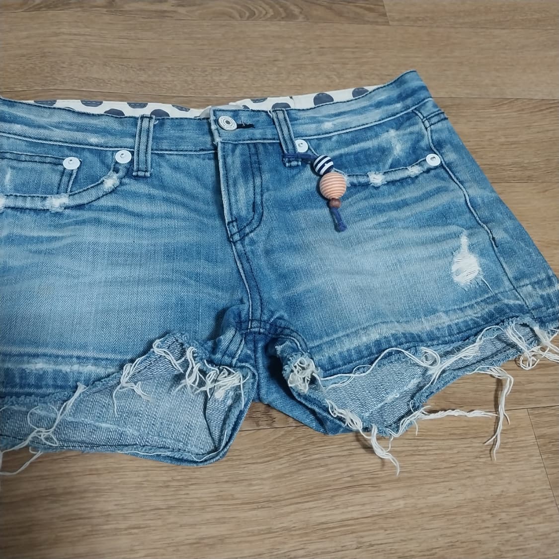 오브제 오즈세컨 29 인치 숏 데님  상품이미지3