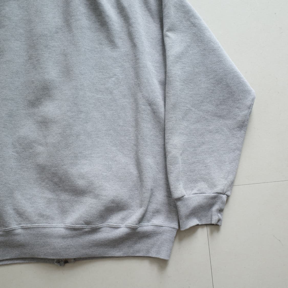 90s 러셀 애슬레틱 MADE IN USA 그레이 후드집업 XL 상품이미지9