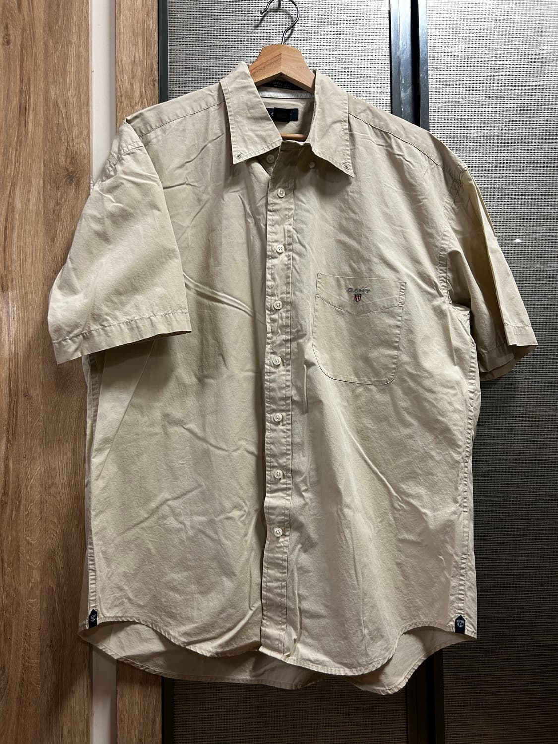 간트 베이지 반팔셔츠 상품이미지1