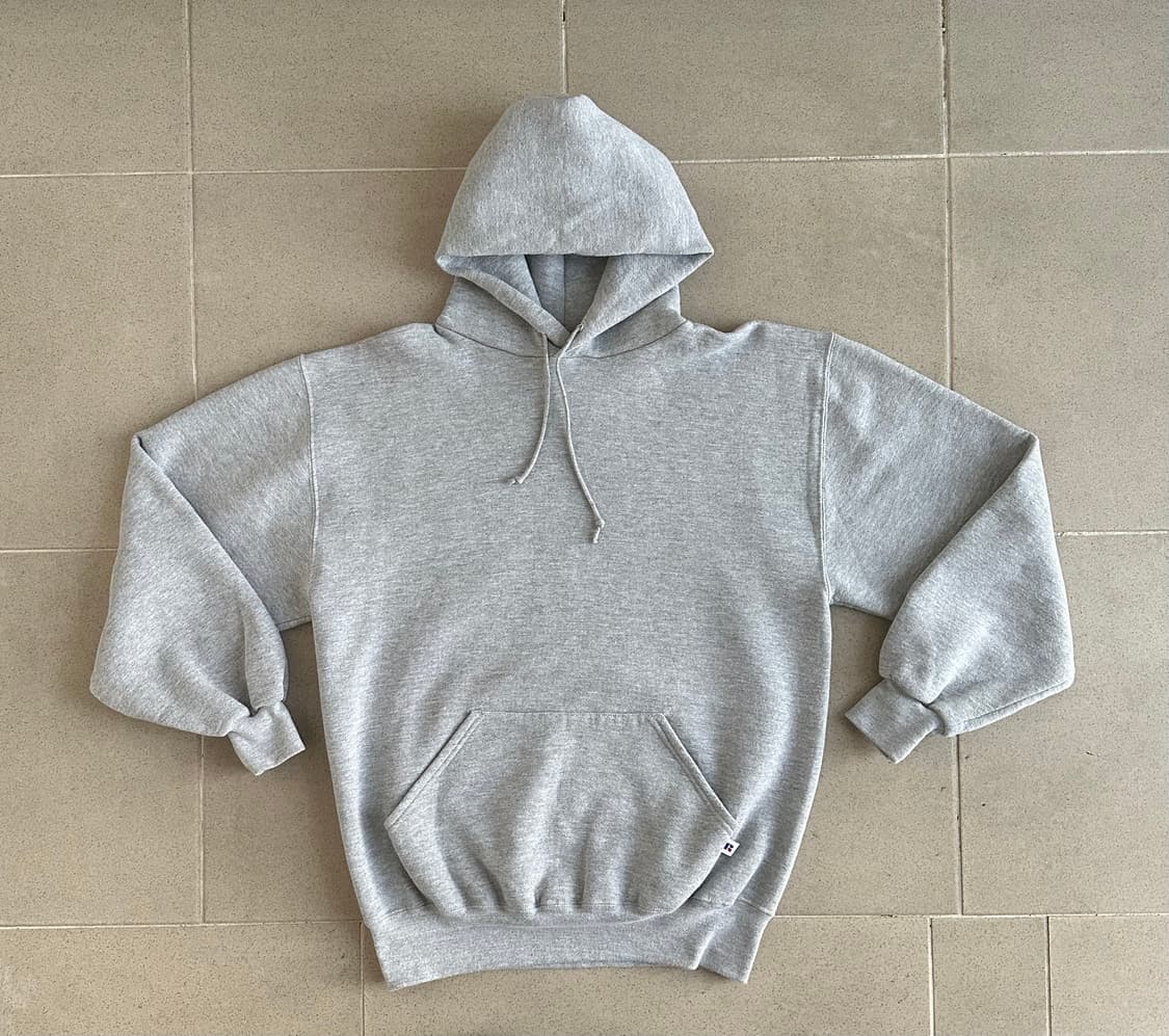 90s 빈티지 러셀 후드 그레이 L USA 상품이미지1
