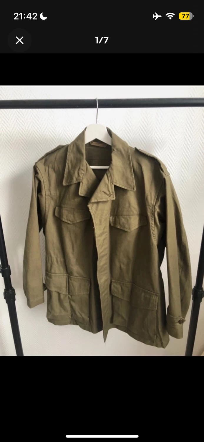 60s 프랑스군 M47자켓 S/M 상품이미지1