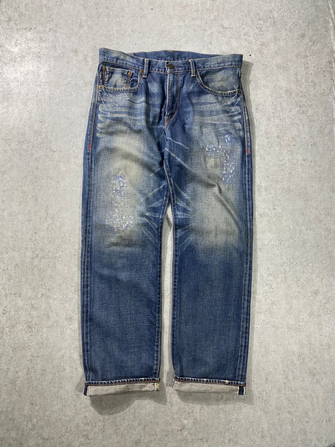 [36] Edwin 에드윈 루즈핏 셀비지 데님팬츠 상품이미지1