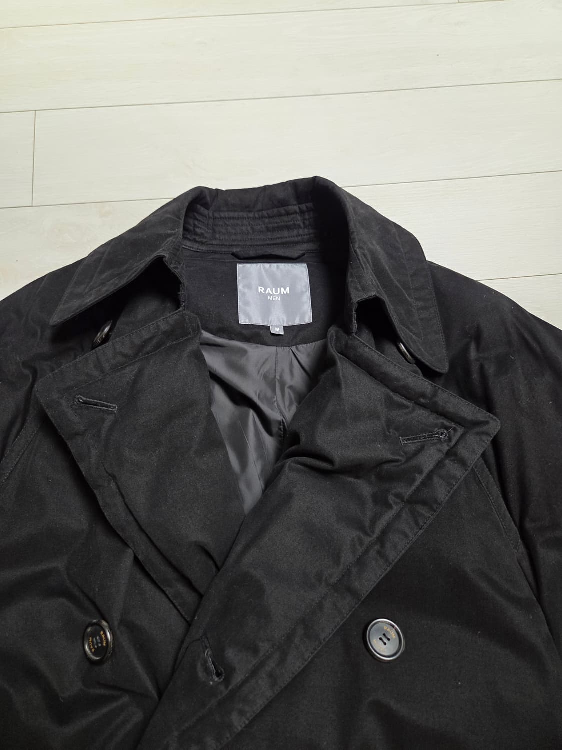 라움 거위털 패딩 트렌치코트 상품이미지3