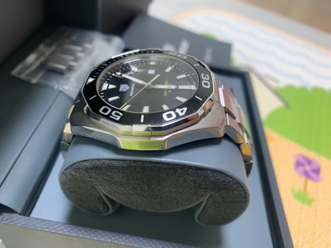 태그호이어 아쿠아레이서 43mm 쿼츠 시계 상품이미지2