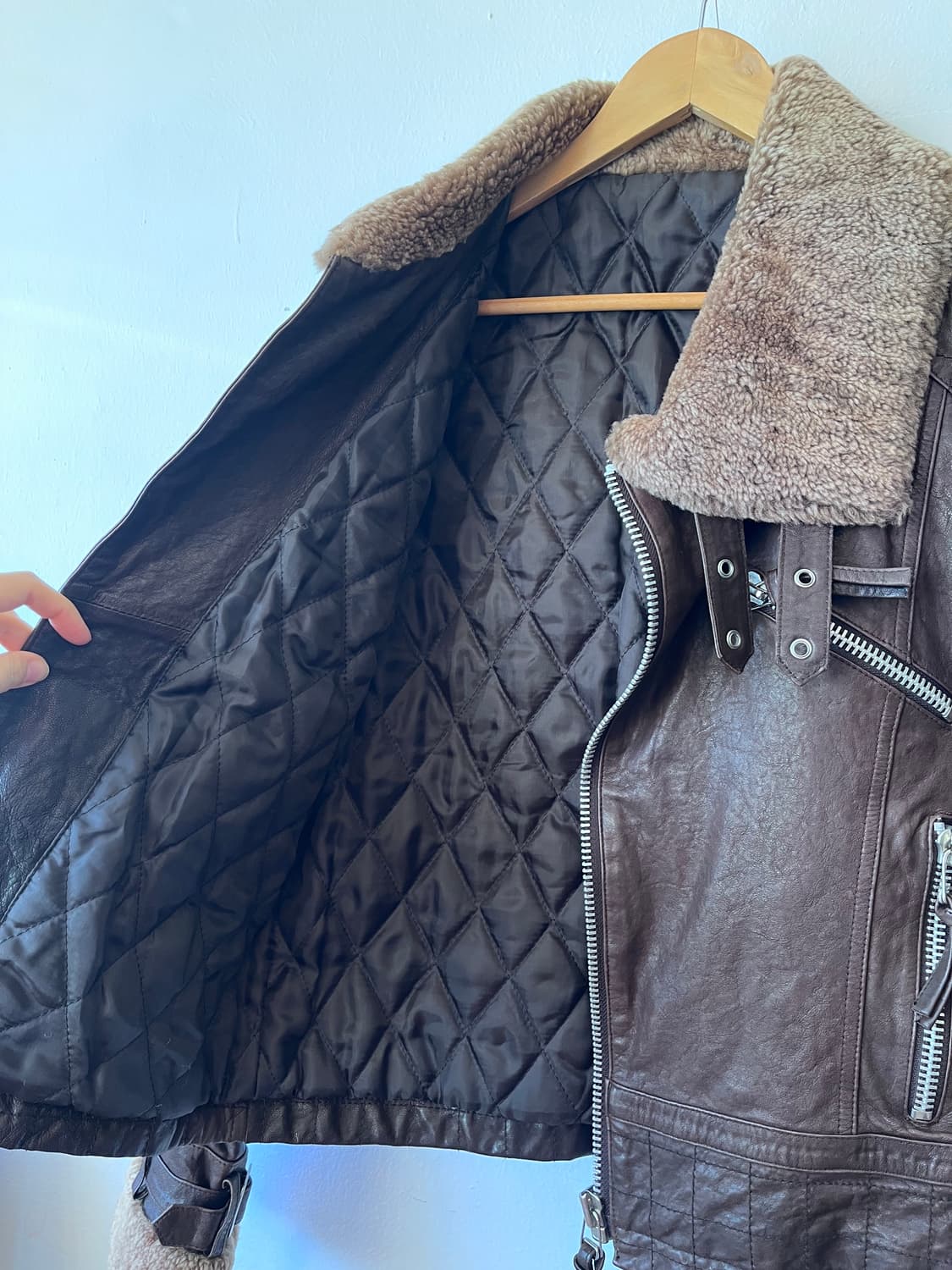  여성 이태리양가죽라이더자켓 상품이미지4